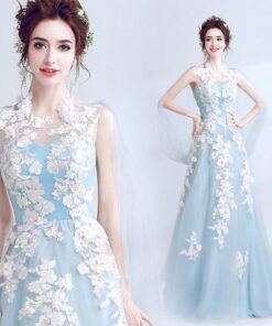 evening dress blue-169-06