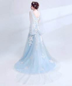 evening dress blue-169-07