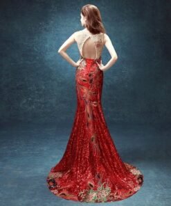 evening party dress-155-07
