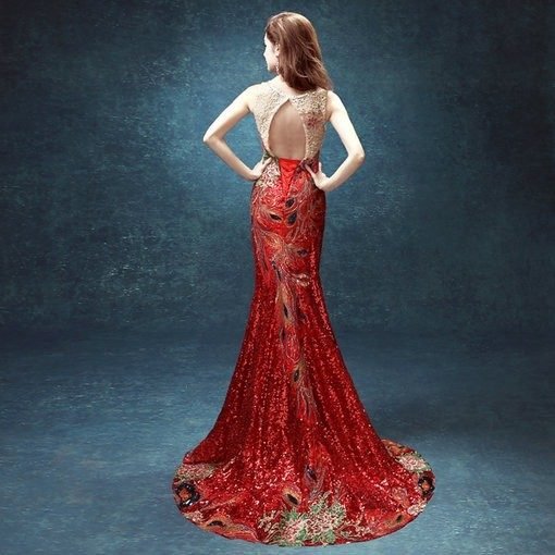evening party dress-155-07