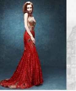 evening party dress-155-09