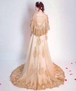 gold evening dress-96-03