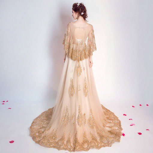 gold evening dress-96-03