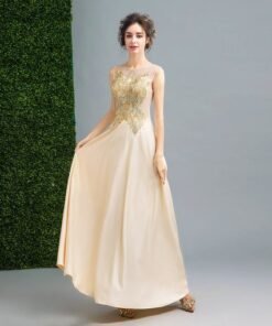 gold evening gown-205-02