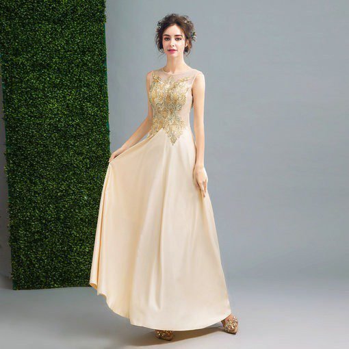 gold evening gown-205-02