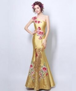 gold evening gown-273-02