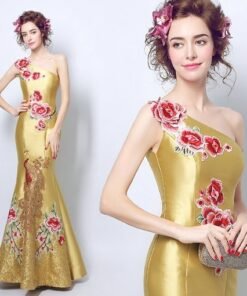 gold evening gown-273-06