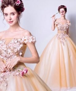 gold quinceanera dress-239-06