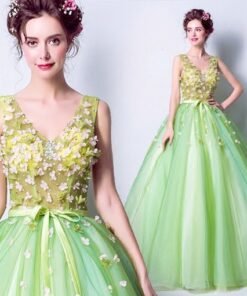 green quinceanera dress-290-07