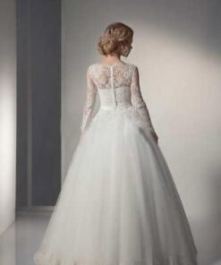 long sleeve wedding dress-355-02