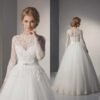 long sleeve wedding dress-355-03