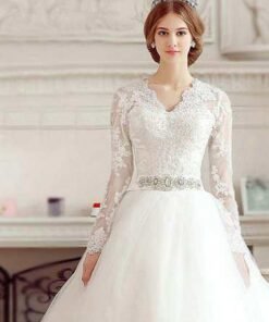 long sleeve wedding dress-359-03