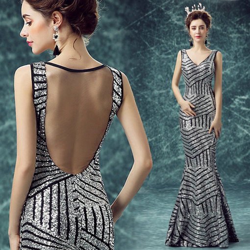 plus size evening gown-260-06