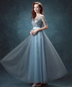 prom dress blue-157-06