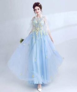 prom dress blue-307-04