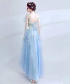 prom dress blue-307-05
