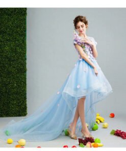 prom dress light blue-299-06