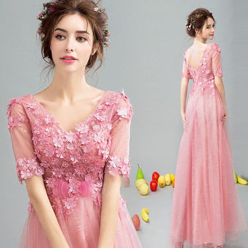 pink gown dress online