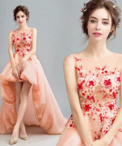 prom dress pink-298-06