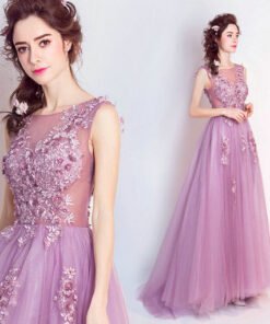 prom dress purple-222-05