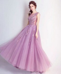 prom dress purple-222-06