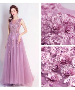 prom dress purple-222-07