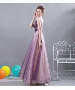 prom dress purple-317-08