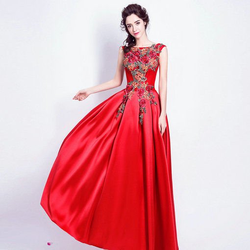 prom dress red-139-07
