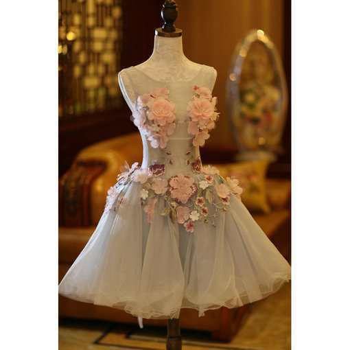 prom dress short-301-04