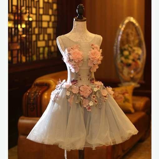 prom dress short-301-05