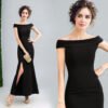 prom dress with slit-261-06