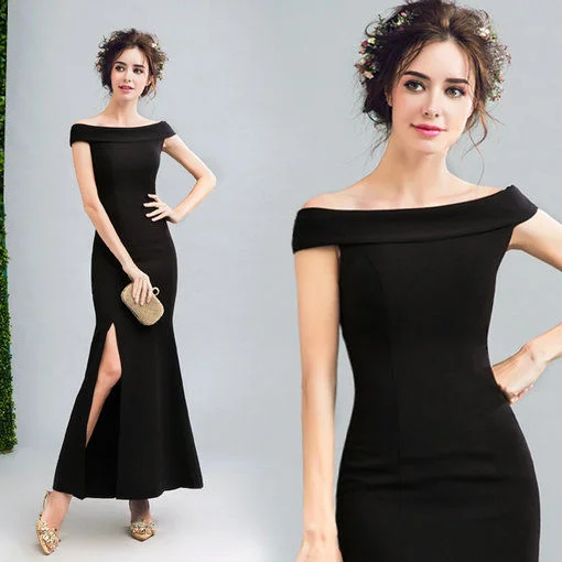 prom dress with slit-261-06
