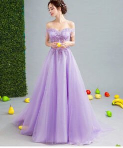 prom dress with train-263-05
