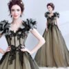 quinceanera dress black-291-05