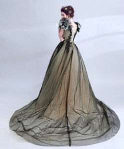 quinceanera dress black-291-06