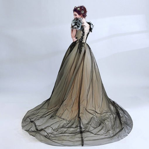 quinceanera dress black-291-06