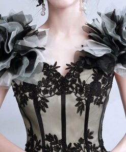 quinceanera dress black-291-09