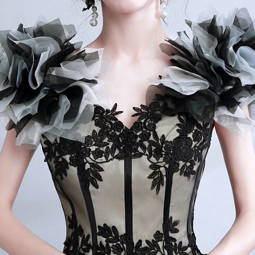 quinceanera dress black-291-09