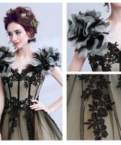 quinceanera dress black-291-10