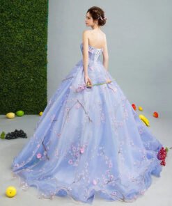 quinceanera dress blue-145-03