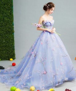 quinceanera dress blue-145-04