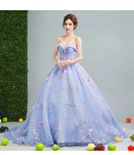 quinceanera dress blue-145-05
