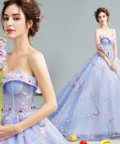 quinceanera dress blue-145-06