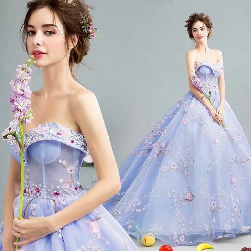 quinceanera dress blue-145-06
