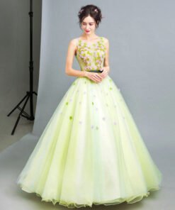 quinceanera dress green-235-04