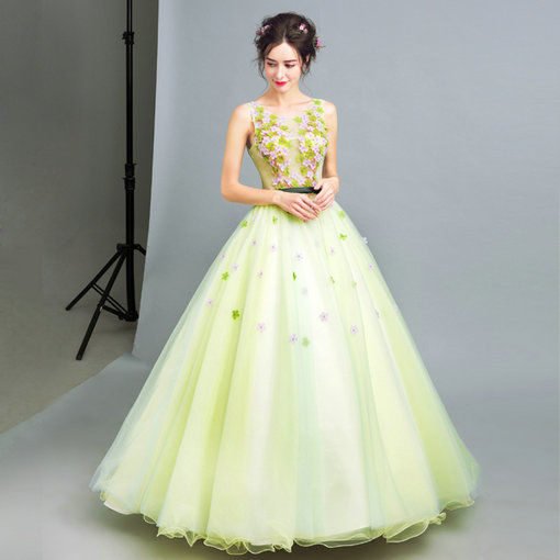 quinceanera dress green-235-04
