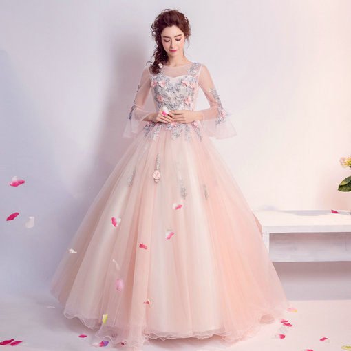 Pink Quinceanera Dress Bridal Dress For Sale - Image 2