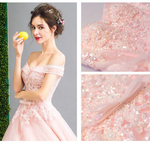 quinceanera dress pink-124-04