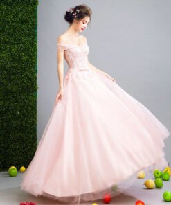 quinceanera dress pink-124-06