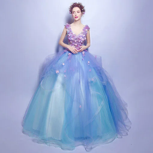 teal and purple quinceanera dresses Lizluo Fiesta Quinceanera 56524